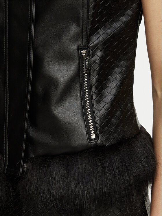 Guess Guess Športová vesta W6BL69 W4412 Čierna Regular Fit