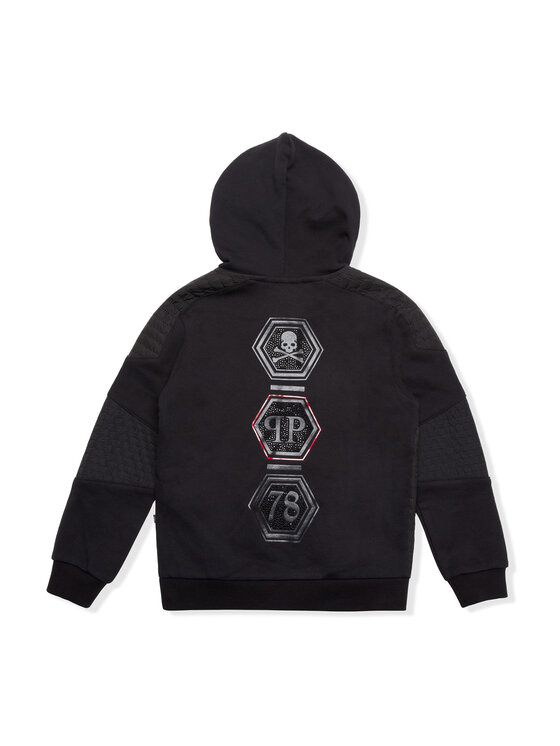 PHILIPP PLEIN PHILIPP PLEIN Bluza 30294 Czarny Regular Fit