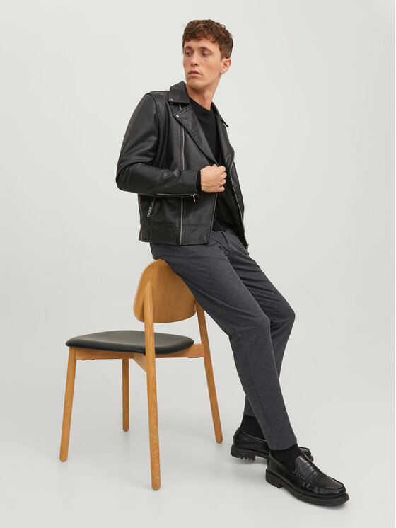Jack & Jones Jack & Jones Chinosy Marco 12237523 Szary Slim Fit