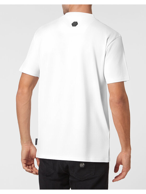 PHILIPP PLEIN PHILIPP PLEIN T-Shirt 1031 Biały Regular Fit