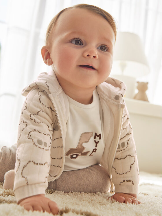 Mayoral Mayoral Set trenerka 2628 Smeđa Regular Fit