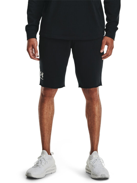 Under Armour Športové kraťasy Ua Rival Terry 1361631 Čierna Regular Fit