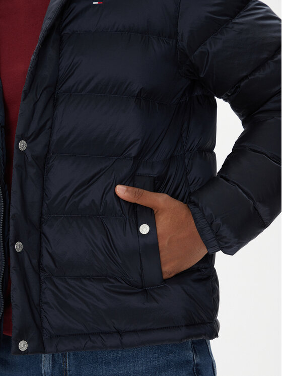Tommy Jeans Tommy Jeans Pehelykabát DM0DM21937 Sötétkék Regular Fit