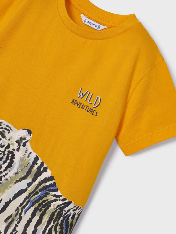 Mayoral Mayoral T-shirt 3007 Arancione Regular Fit