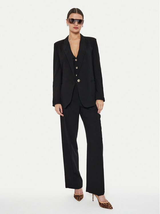ViCOLO ViCOLO Marynarka TB1561 Czarny Regular Fit