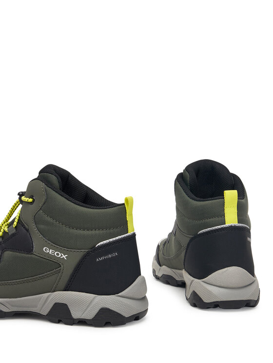 Geox Geox Schnürschuhe J Magnetar Boy B Abx J463ZC 050FU C0914 D Dunkelgrün