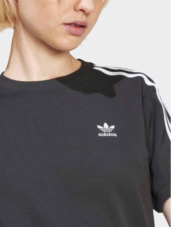 adidas adidas Tričko 3-Stripes IU2420 Čierna Regular Fit