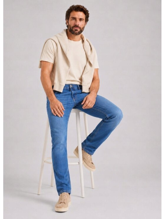Wrangler Wrangler Jeansy Greensboro Niebieski Regular Fit