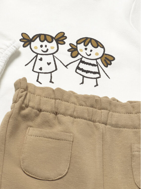 Mayoral Mayoral Kinderset 2633 Beige Regular Fit