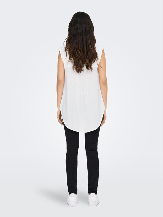 ONLY ONLY Μπλουζάκι 15213420 Λευκό Regular Fit