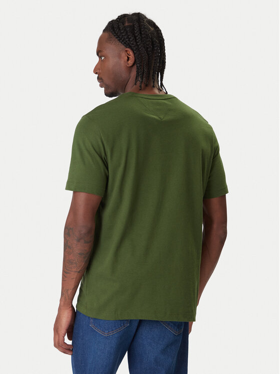 Tommy Hilfiger Tommy Hilfiger Póló Ess Seasonal MW0MW39995 Zöld Regular Fit