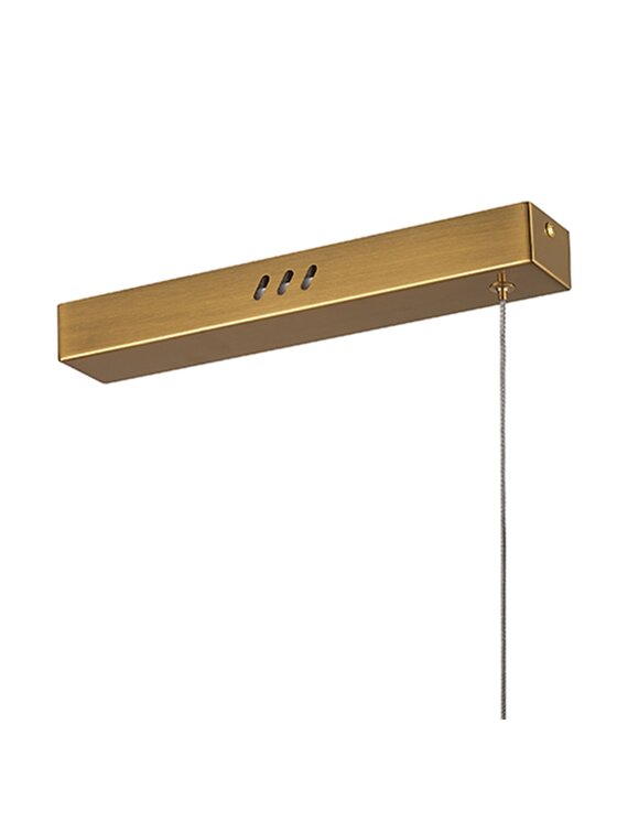 MIAhome MIAhome Lampa wisząca LONGIN-120 LED złoty 120 cm Złoty