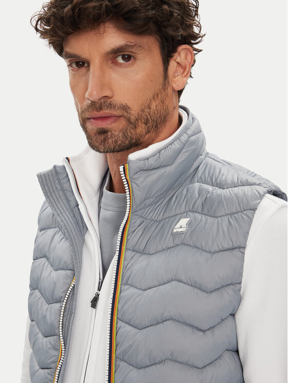K-Way K-Way Weste Valen K6114RW Grau Slim Fit