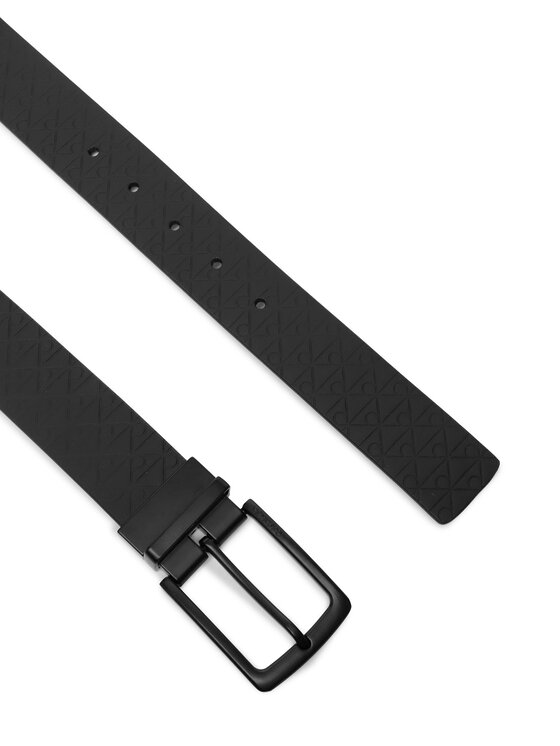 Calvin Klein Calvin Klein Колан Pin Buckle Rbr Aop 35Mm Adj/Rev LV04D7135G Черен