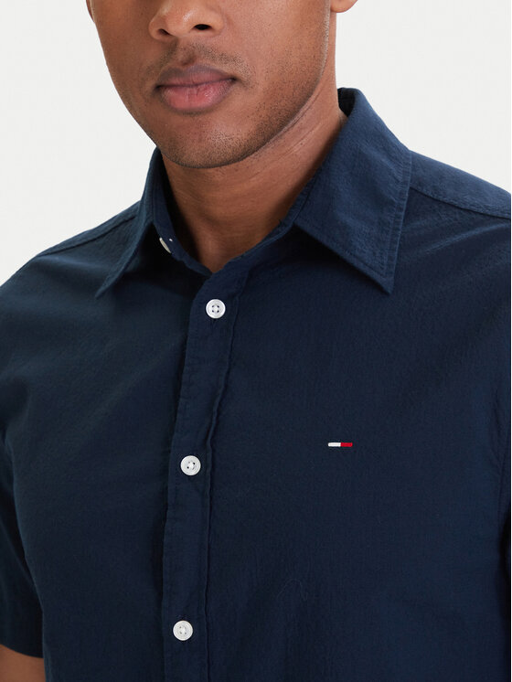 Tommy Jeans Tommy Jeans Košile DM0DM22786 Tmavomodrá Regular Fit