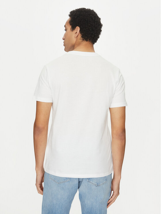 Tommy Hilfiger Tommy Hilfiger Тишърт UM0UM03525 Бял Regular Fit