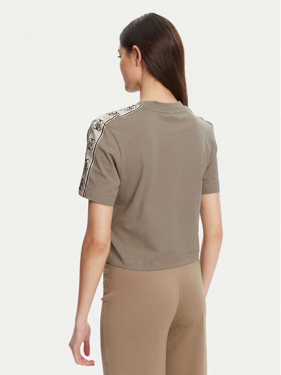 Guess Guess Tričko V3RI08 I3Z14 Hnedá Regular Fit