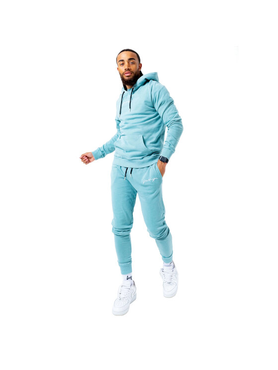 HYPE HYPE Pantaloni da tuta Justhype Acid Wash Joggers Blu Regular Fit
