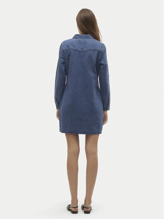 Vero Moda Vero Moda Džínsové šaty Jennie 10310968 Modrá Regular Fit