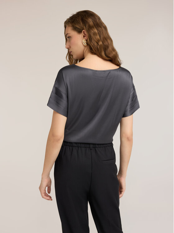 Motivi Motivi Bluzka 2794W000822N013 Szary Boxy Fit