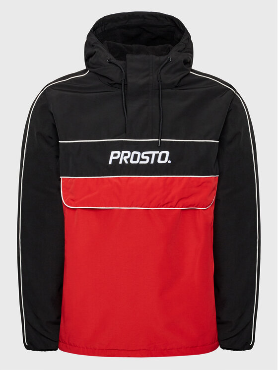 PROSTO. Anoraka virsjaka KLASYK Retrorak 1062 Melns Regular Fit