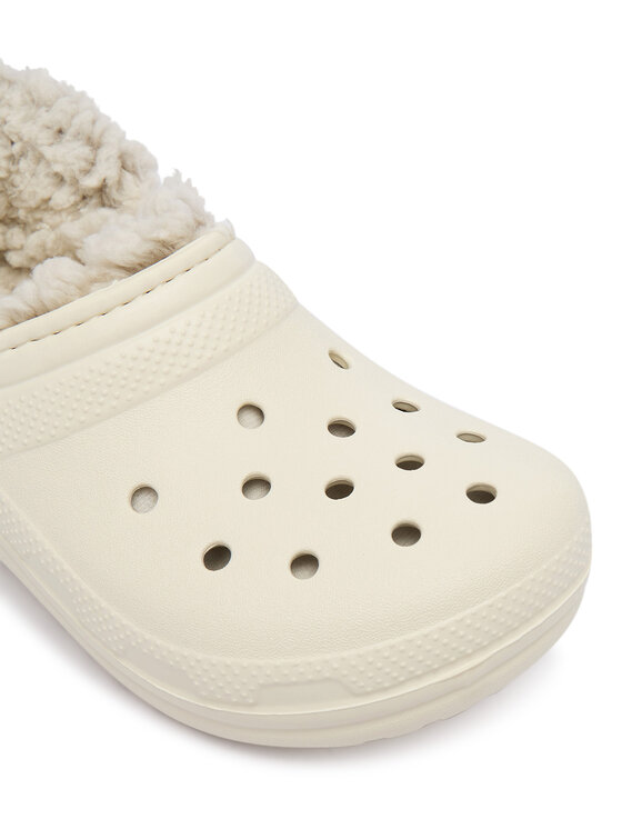 Crocs Crocs Чехли Classic Fleece Lined Clog K 212856 Бежов