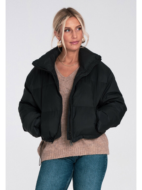 FIGL FIGL Vatovaná bunda M1232 Černá Regular Fit