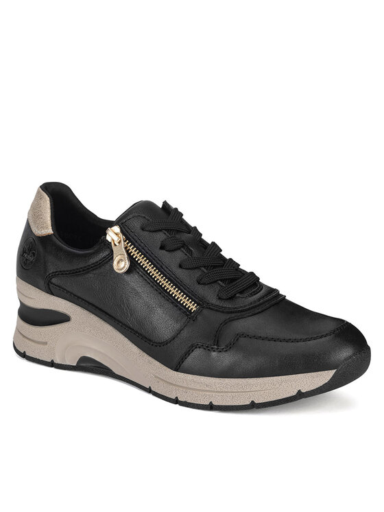 Rieker Rieker Halbschuhe N9301-00 Schwarz