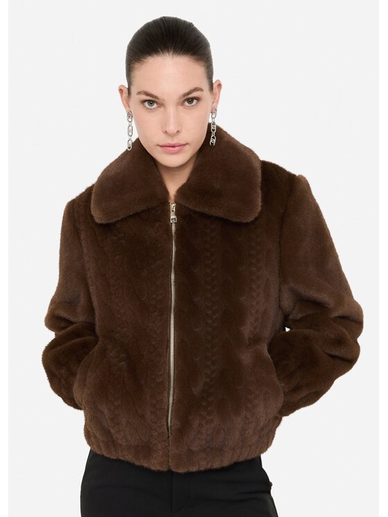 Liu Jo Liu Jo Giacca da donna MF5094E104490915 Marrone Regular Fit