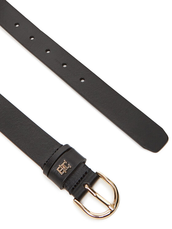 Tommy Hilfiger Tommy Hilfiger Pasek Damski Essential Effortless 2.5 Go AW0AW16836 Czarny