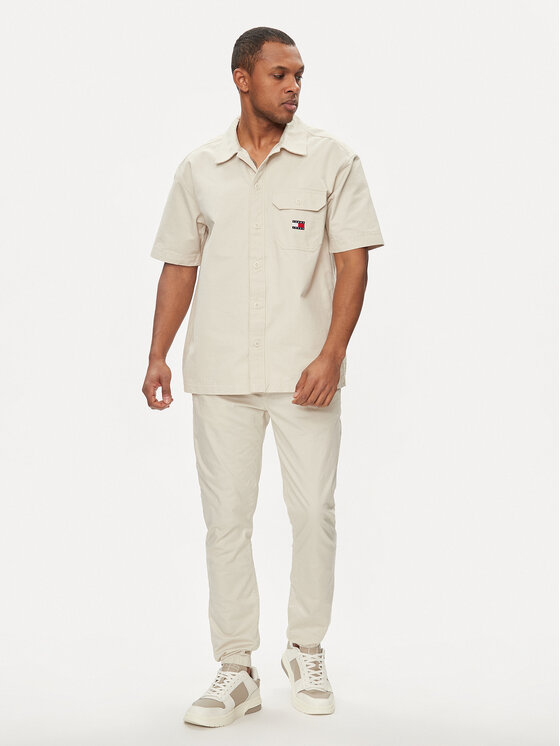 Tommy Jeans Tommy Jeans Särk Essential DM0DM18969 Beež Regular Fit