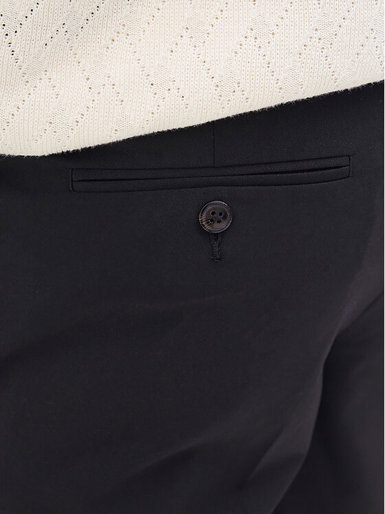 Jack & Jones Jack & Jones Szövet rövidnadrág Stace 12271357 Fekete Relaxed Fit