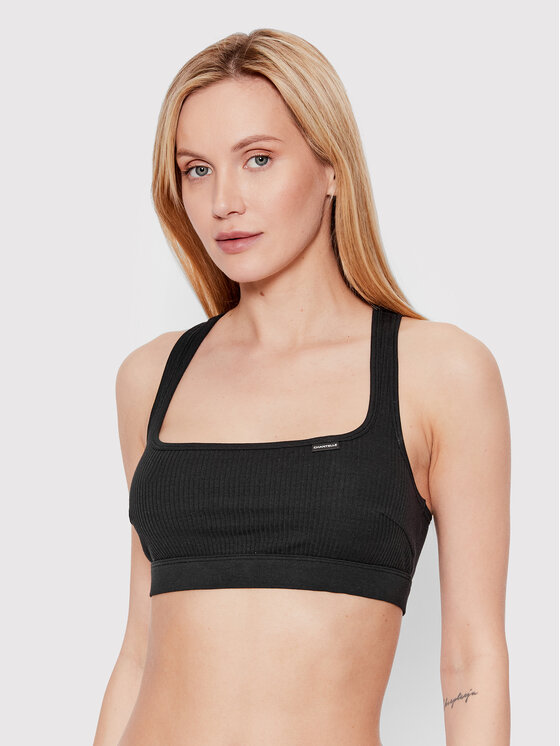 Chantelle Chantelle Бюстгальтер-топ Cotton Comfort C15P10 Чорний