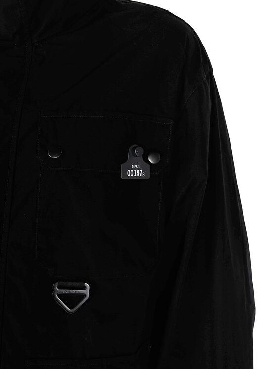 Diesel Kurtka przejściowa A00035-0TAYE J-Ahkee Czarny Regular
