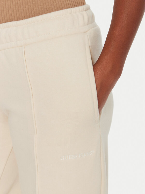 Guess Jeans Guess Jeans Jogginghose W5BB04 KC811 Beige Wide Leg