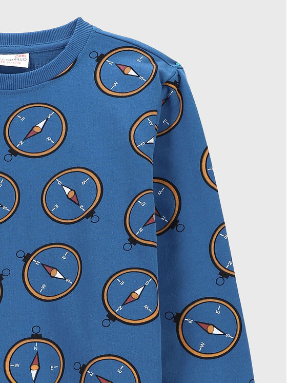 Coccodrillo Coccodrillo Džemperis ZC2132101TRK Tamsiai mėlyna Regular Fit