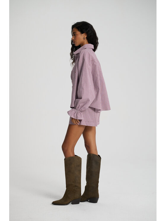 Le Songe Le Songe Koszula MERY CHERRY Fioletowy Oversize