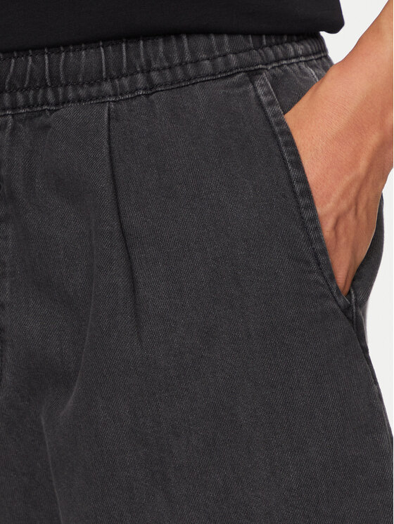 Jack&Jones Jack&Jones Šortky z materiálu Tony 12250090 Černá Loose Fit