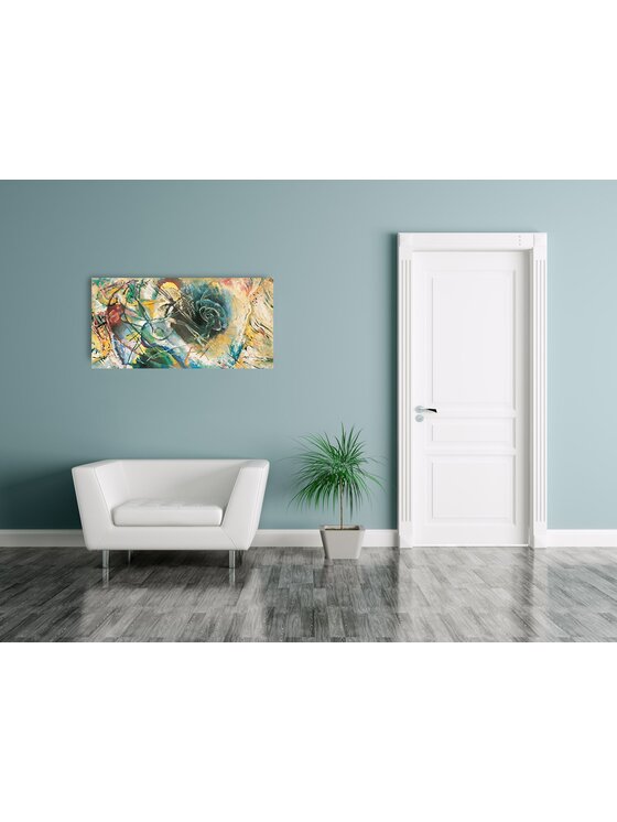 Artopweb Artopweb Dekoracja ścienna Improvvisazione Kolorowy