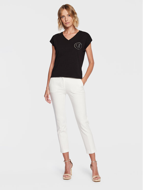 Gaudi Gaudi Jeans T-Shirt 311BD64056 Μαύρο Regular Fit