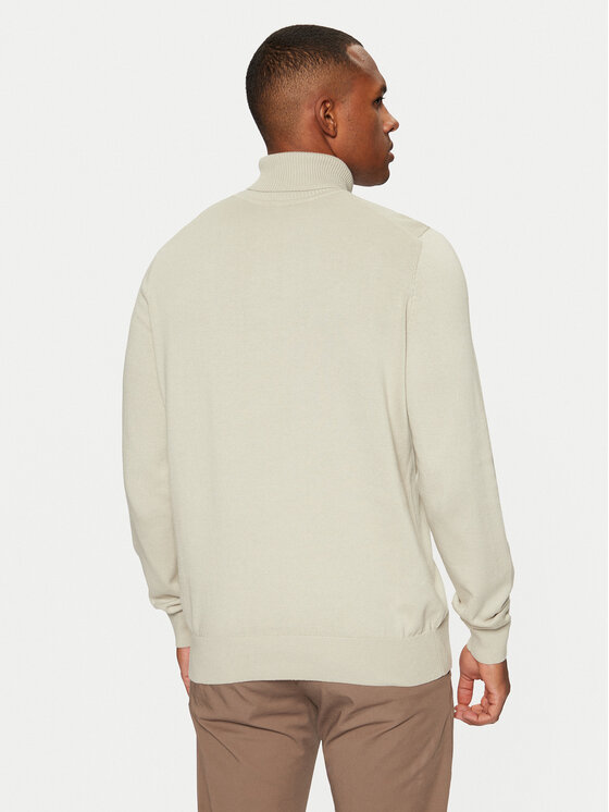 BOSS Boss Rollkragenpullover q-roa-34165 Beige Regular Fit
