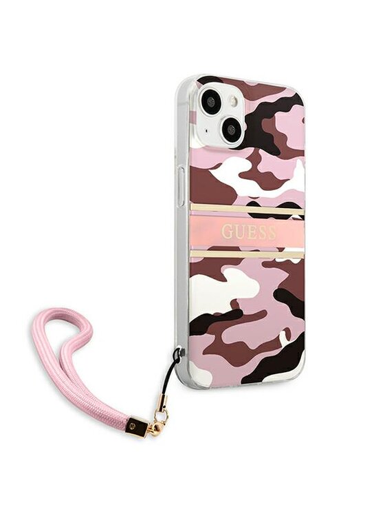 Guess Guess Etui na telefon iPhone 13 Mini Różowy