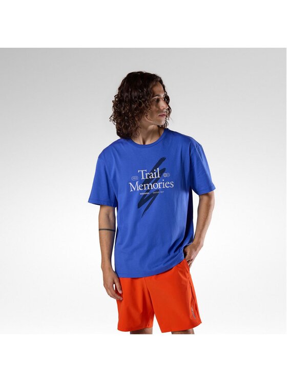 Rossignol Rossignol T-Shirt M Graphic Waterfall Tee Niebieski Relaxed Fit