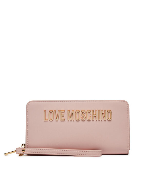 LOVE MOSCHINO Liels sieviešu maks JC5620PP1LKD0600 Rozā