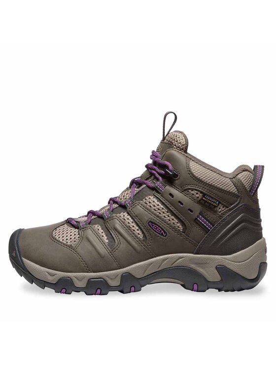 Keen Keen Trekkingi Koven Mid Wp Bungee 1024027 Brązowy