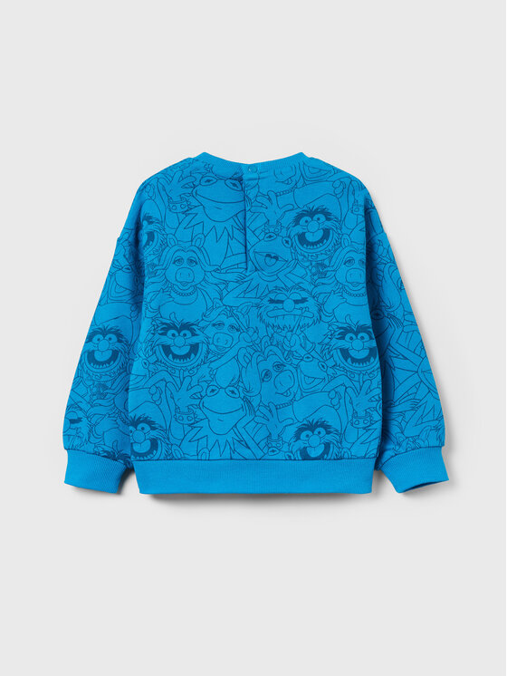 OVS OVS Majica dugih rukava DISNEY 1607656 Plava Regular Fit