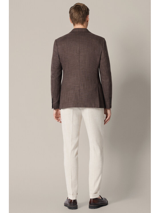 Lancerto Lancerto Marynarka Aliano MA131126000018 Brązowy Slim Fit