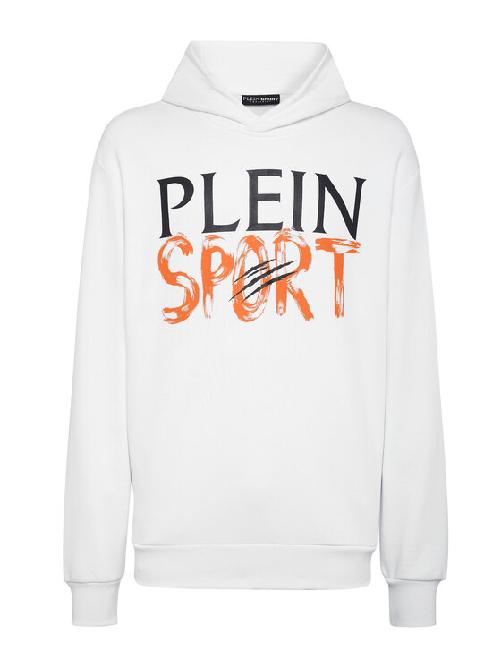 Plein Sport Plein Sport Bluza 8239 Biały Regular Fit