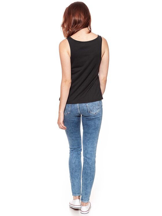 Wrangler Wrangler T-Shirt TANK Czarny Regular Fit