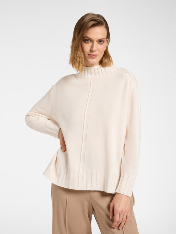 Elena Mirò Elena Mirò Maglione M474Z000607N002 Bianco Regular Fit